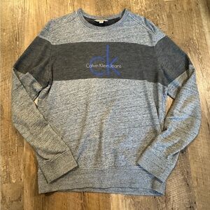 Calvin Klein Jeans Gray Crewneck Sweater